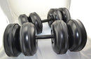 Haltere ajustável com enchimento de água de 20-25 KG portátil e conveniente
