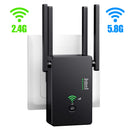 Amplificador de sinal AC1200M repetidor WiFi 2,4 GHz e 5,8 GHz sem fio Gigabit roteador extensor