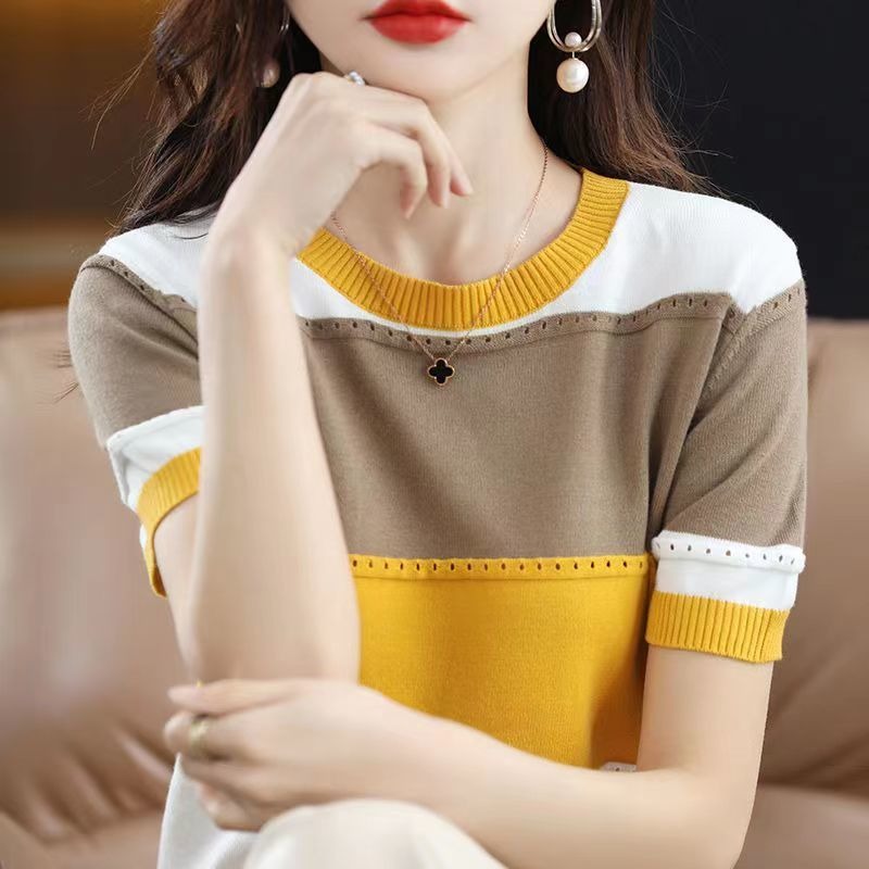 Camiseta de verão casual 100% Algodão