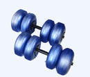 Haltere ajustável com enchimento de água de 20-25 KG portátil e conveniente