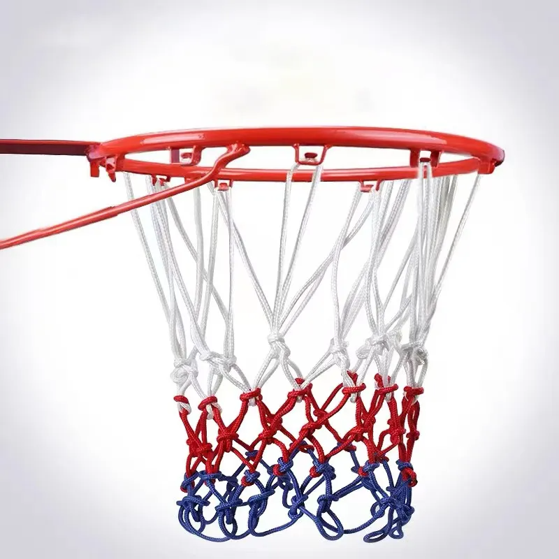 Rede de basquete de três cores em poliéster ousada