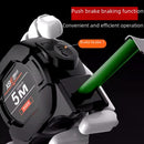 Afita métrica de bloqueio automático de aço fluorescente