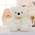 50cm ilumina acima a boneca do urso de pelúcia do laço do diodo emissor de luz, brinquedos de pelúcia do animal de pelúcia do urso de pelúcia, urso iluminado colorido