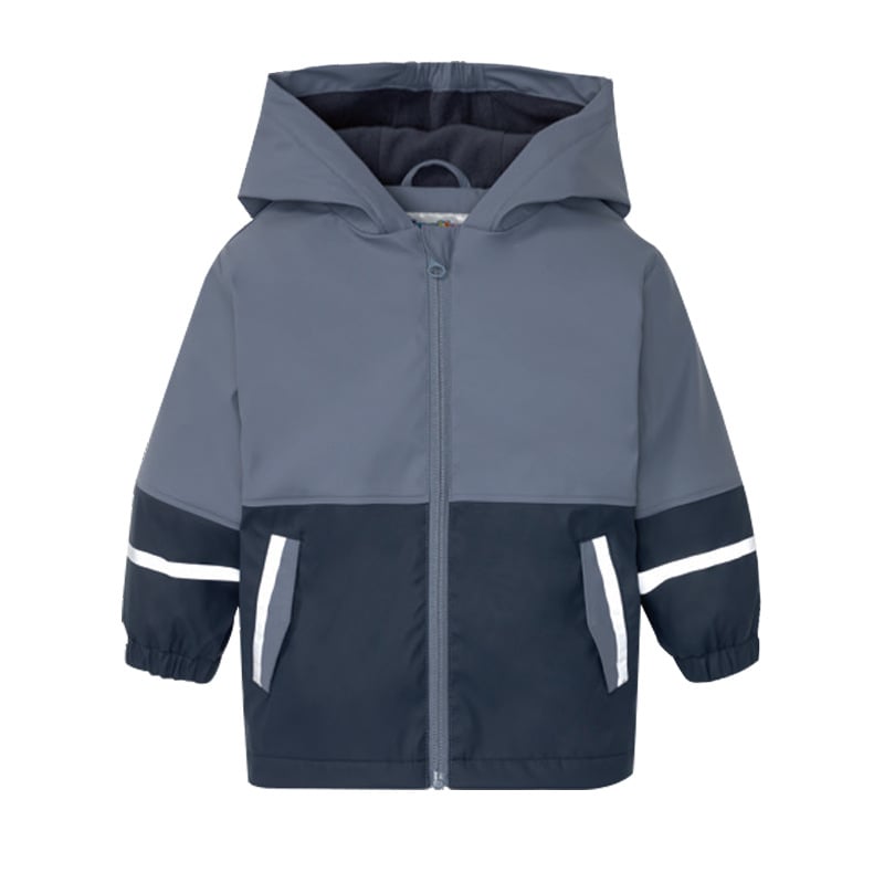 Jaqueta de lã espessada Plus para crianças bebê capa de chuva impermeável e à prova de vento