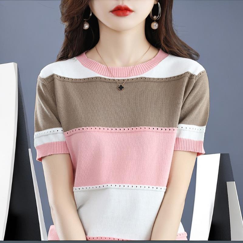 Camiseta de verão casual 100% Algodão