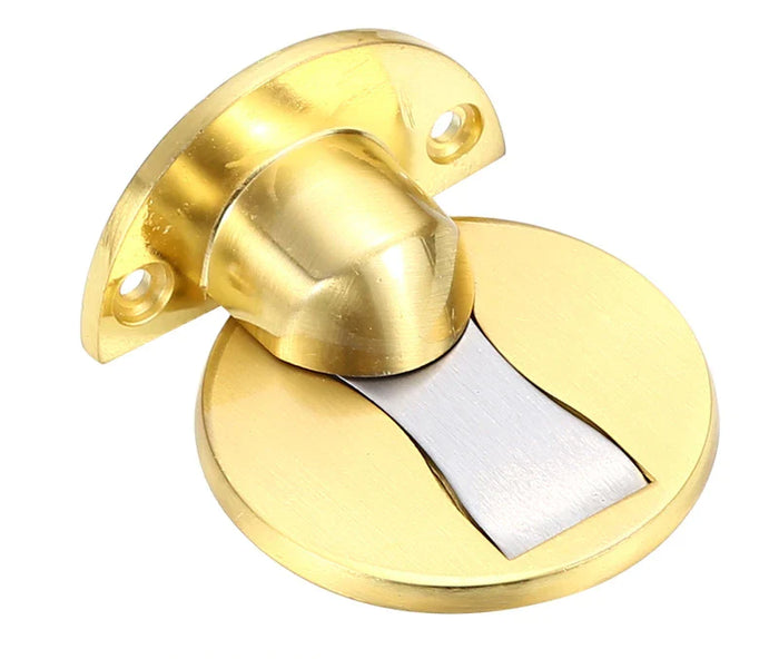 Batente de porta magnético Slim de aço inoxidavel [1 ,3 ou 5 Pçs]