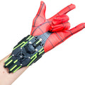 Spiderman lançamento web atiradores lançador de pulso brinquedo atiradores peter parker cosplay adereços dispositivo de tiro brinquedos para crianças presentes