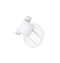 Batente de porta magnético Slim de aço inoxidavel [1 ,3 ou 5 Pçs]