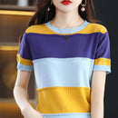 Camiseta de verão casual 100% Algodão