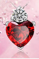 Colar de prata esterlina desejo feminino