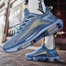 Sapatos esportivos masculinos respiráveis com almofada de ar