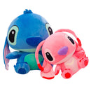 Direto da fábrica grande boneca Stitch brinquedos de pelúcia boneca dos desenhos animados Stitch Angie travesseiro presente Tanabata, grande Stitch boneca brinquedos de pelúcia, boneca dos desenhos animados Stitch Angie travesseiro, presente Tanabata