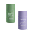 Entrega de suministro encantador té verde limpieza máscara sólida berenjena limpieza profunda TikTok misma máscara sólida