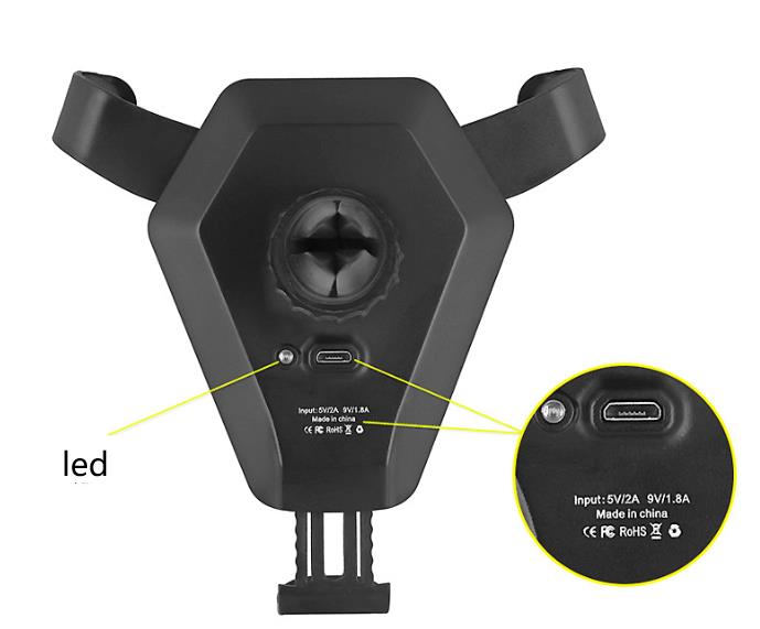 Carregador de matriz mágica carregador sem fio para carro