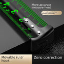 Afita métrica de bloqueio automático de aço fluorescente