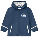 Jaqueta de lã espessada Plus para crianças bebê capa de chuva impermeável e à prova de vento