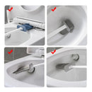 Conjunto de escova e suporte de parede para banheiro