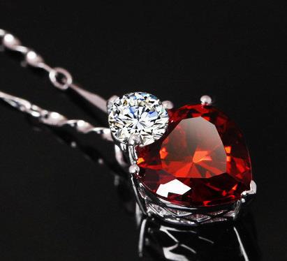 Colar de prata esterlina desejo feminino