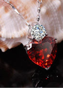 Colar de prata esterlina desejo feminino