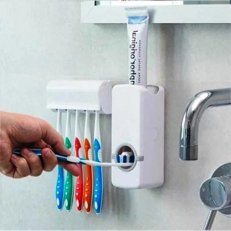 Suporte escova e creme dental